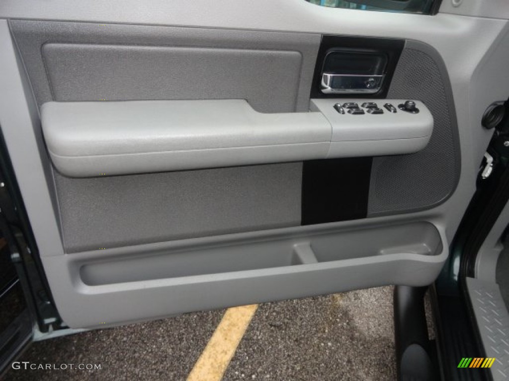 2005 F150 XLT SuperCab 4x4 - Aspen Green Metallic / Medium Flint Grey photo #3