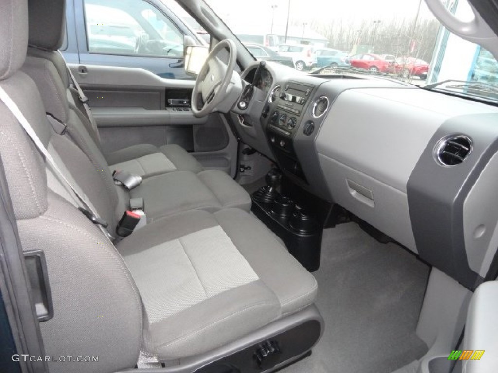 2005 F150 XLT SuperCab 4x4 - Aspen Green Metallic / Medium Flint Grey photo #12