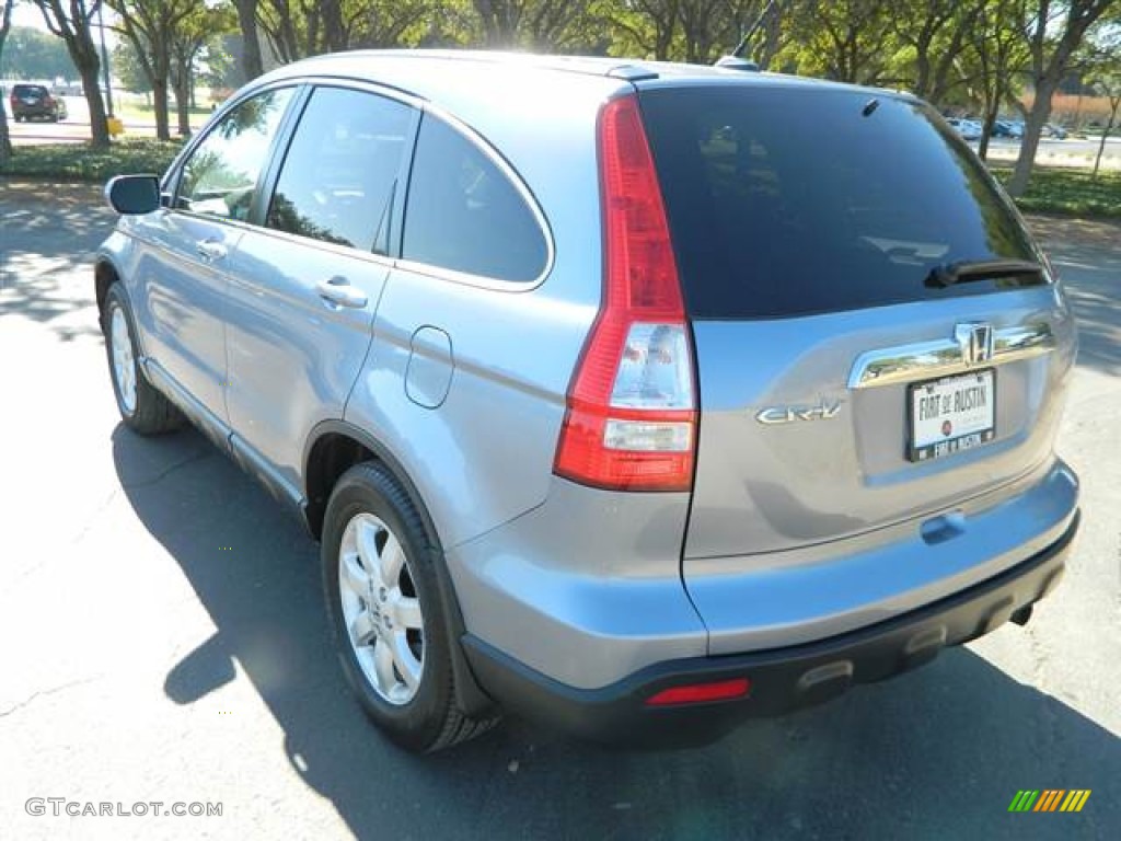 2007 CR-V EX-L 4WD - Glacier Blue Metallic / Gray photo #7