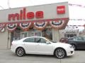 2010 White Platinum Tri-coat Metallic Ford Fusion SEL V6 AWD  photo #4