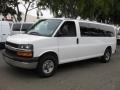 Summit White - Express LT 3500 Extended Passenger Van Photo No. 3