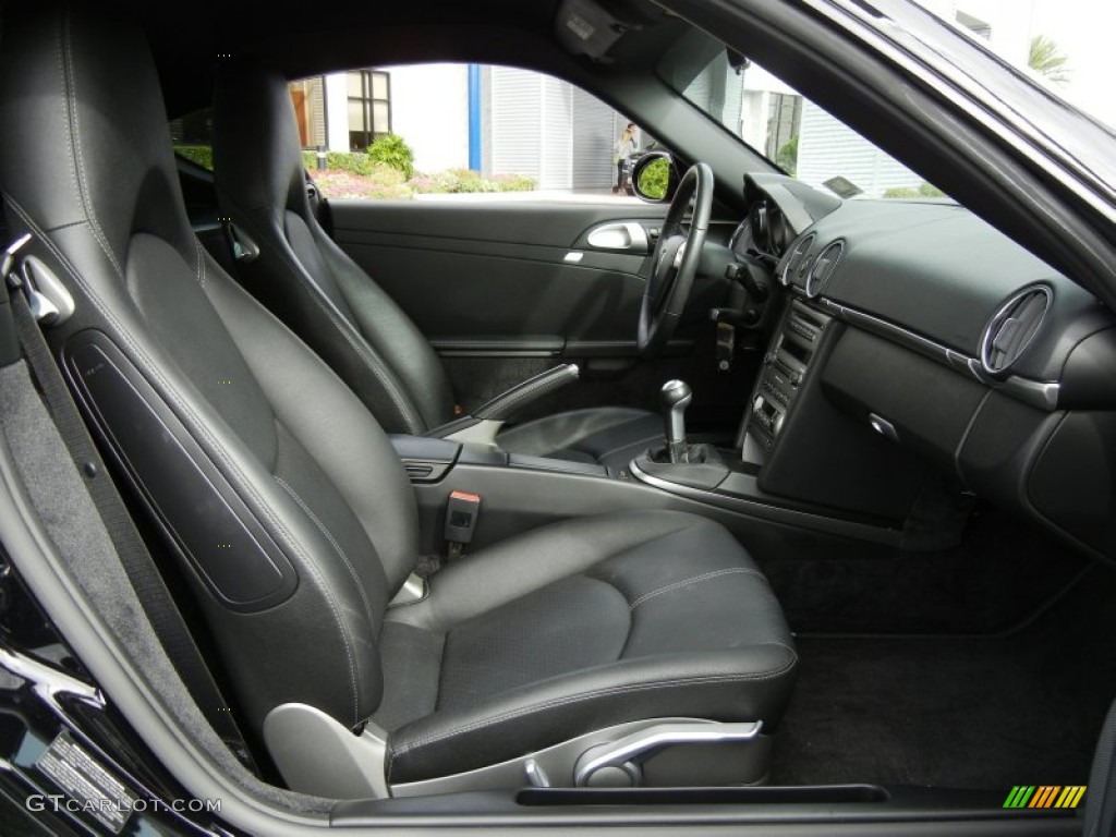 Black Interior 2008 Porsche Cayman S Photo #74288737