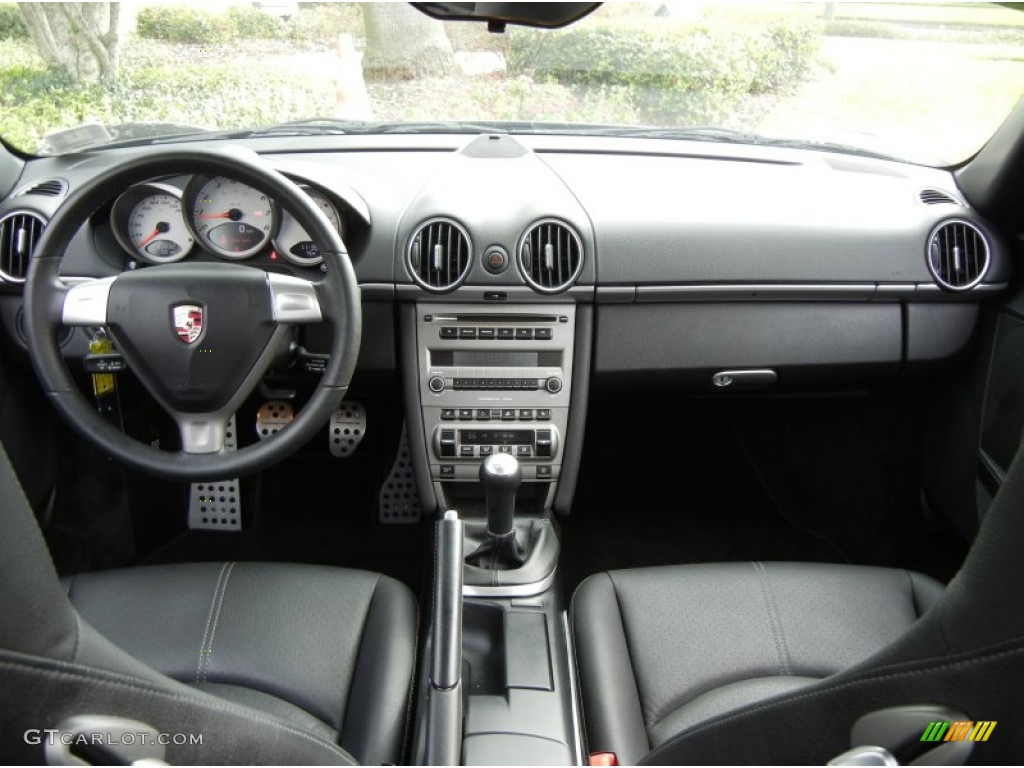 2008 Porsche Cayman S Black Dashboard Photo #74288770