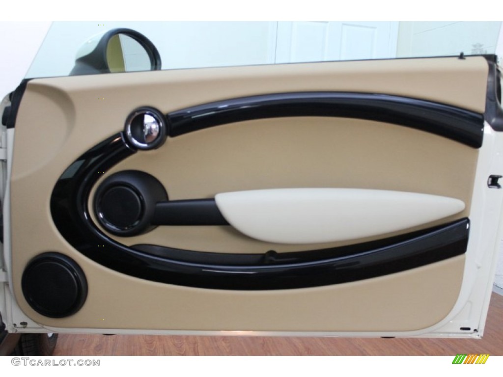 2008 Mini Cooper S Hardtop Gravity Tuscan Beige Door Panel Photo #74289403