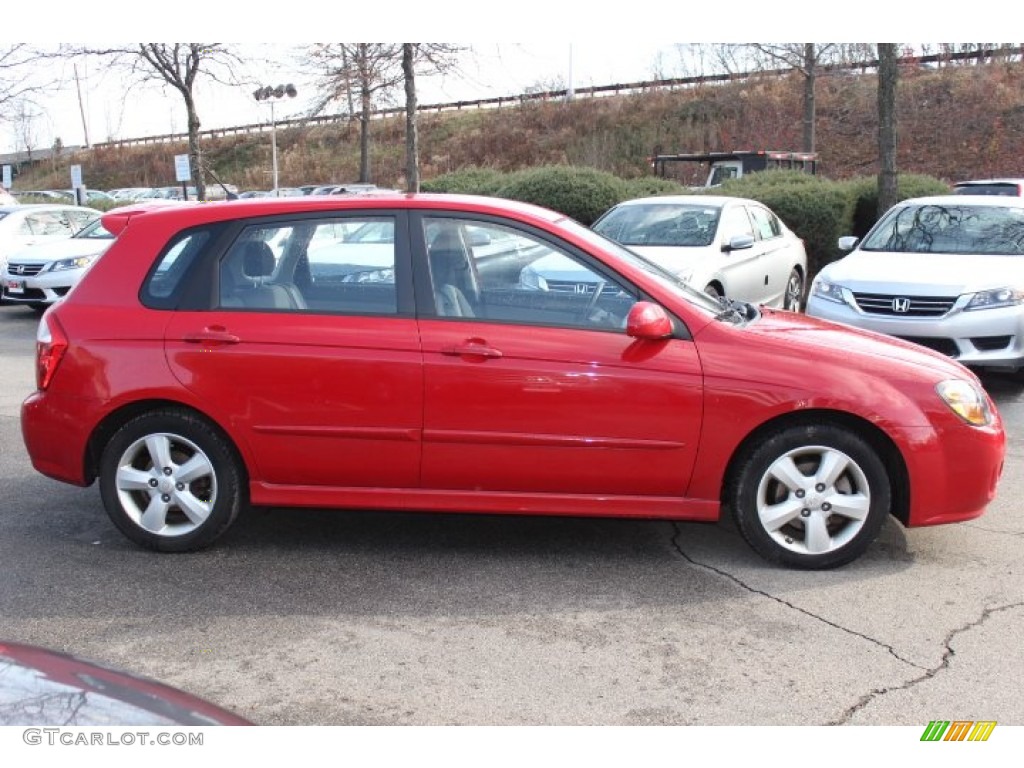 Classic Red 2008 Kia Spectra 5 SX Wagon Exterior Photo #74289679