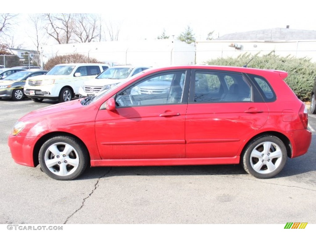 Classic Red 2008 Kia Spectra 5 SX Wagon Exterior Photo #74289754