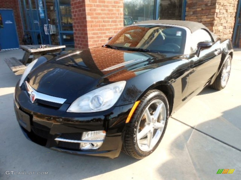 Black Onyx 2007 Saturn Sky Roadster Exterior Photo #74289972