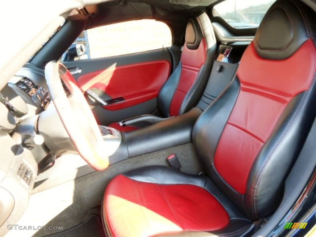 Red Interior 2007 Saturn Sky Roadster Photo #74290069