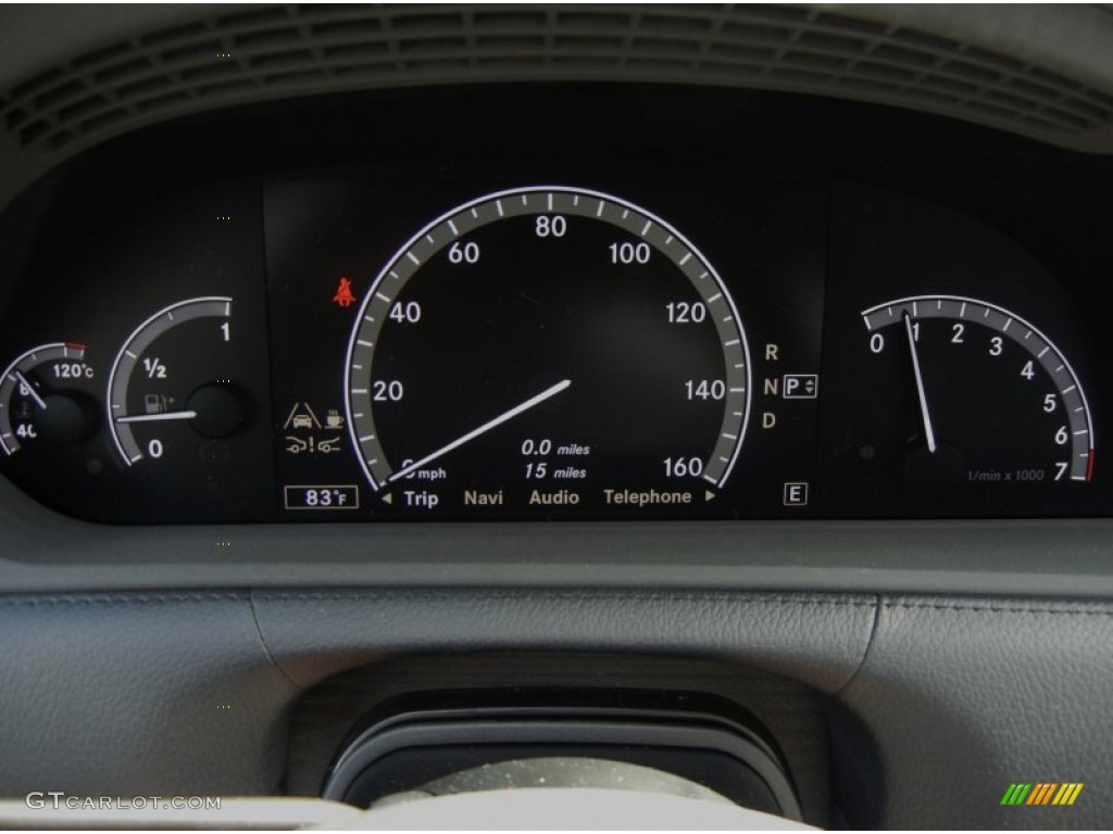 2013 Mercedes-Benz CL 550 4Matic Gauges Photo #74290179