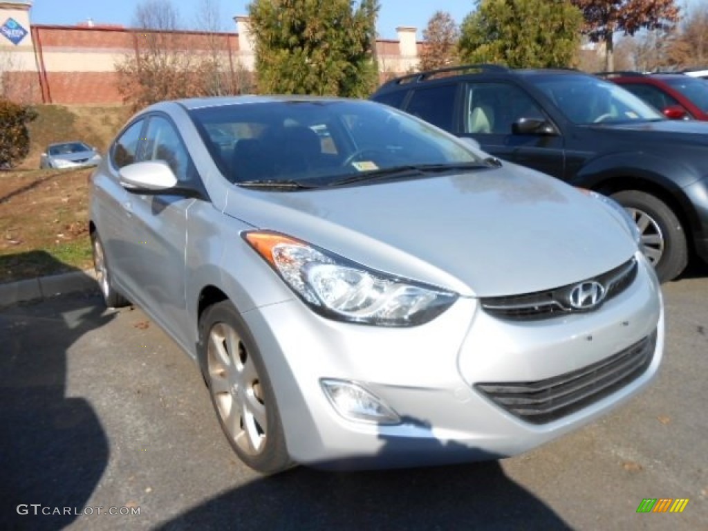 2012 Elantra Limited - Silver / Gray photo #1