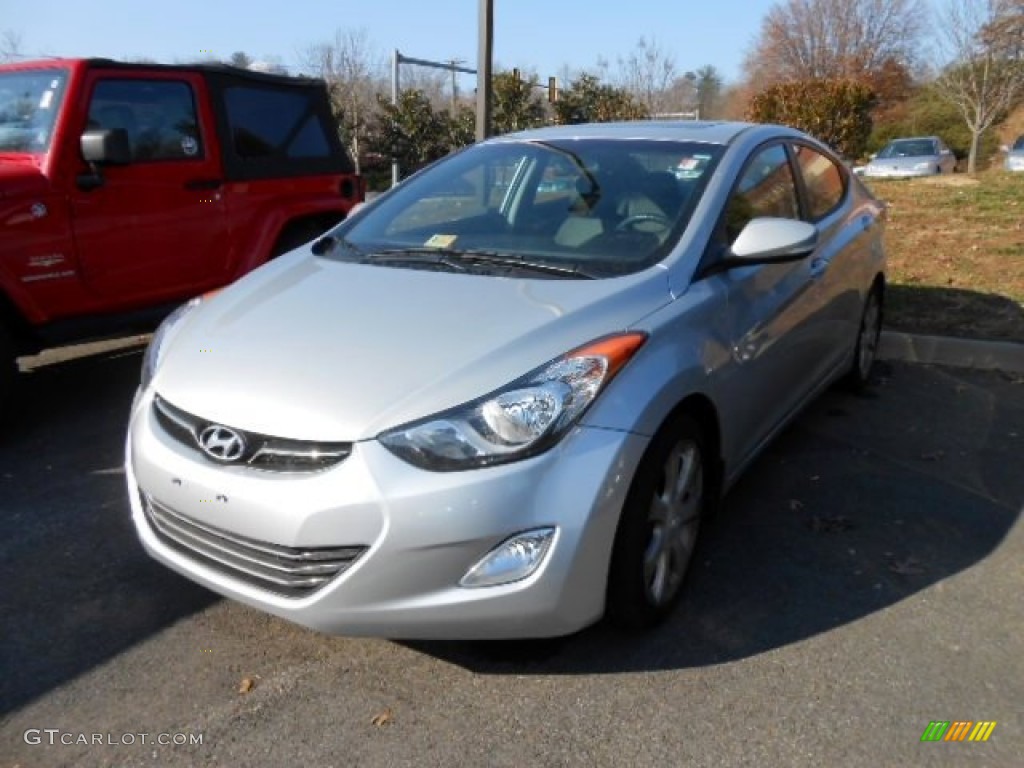 2012 Elantra Limited - Silver / Gray photo #3