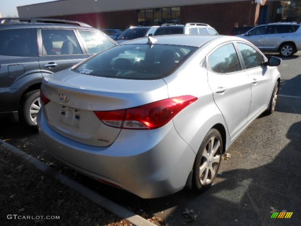 2012 Elantra Limited - Silver / Gray photo #5