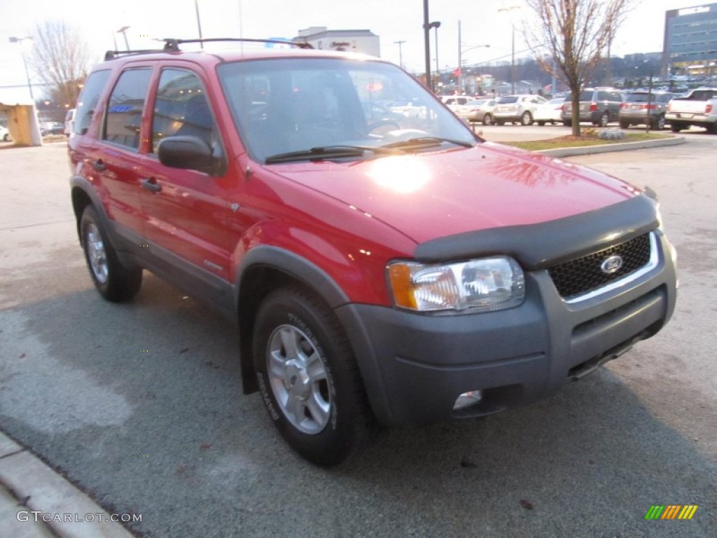 2002 Escape XLT V6 4WD - Bright Red / Black photo #5