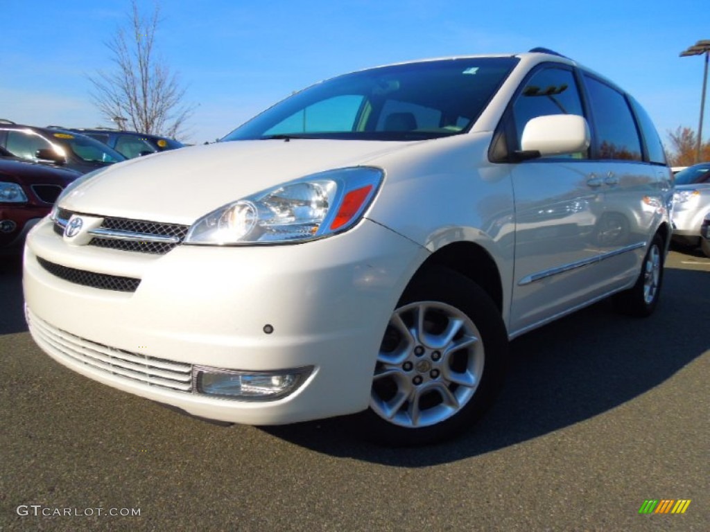 2005 Sienna XLE Limited - Natural White / Taupe photo #1