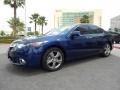 2012 Vortex Blue Pearl Acura TSX Technology Sedan  photo #3