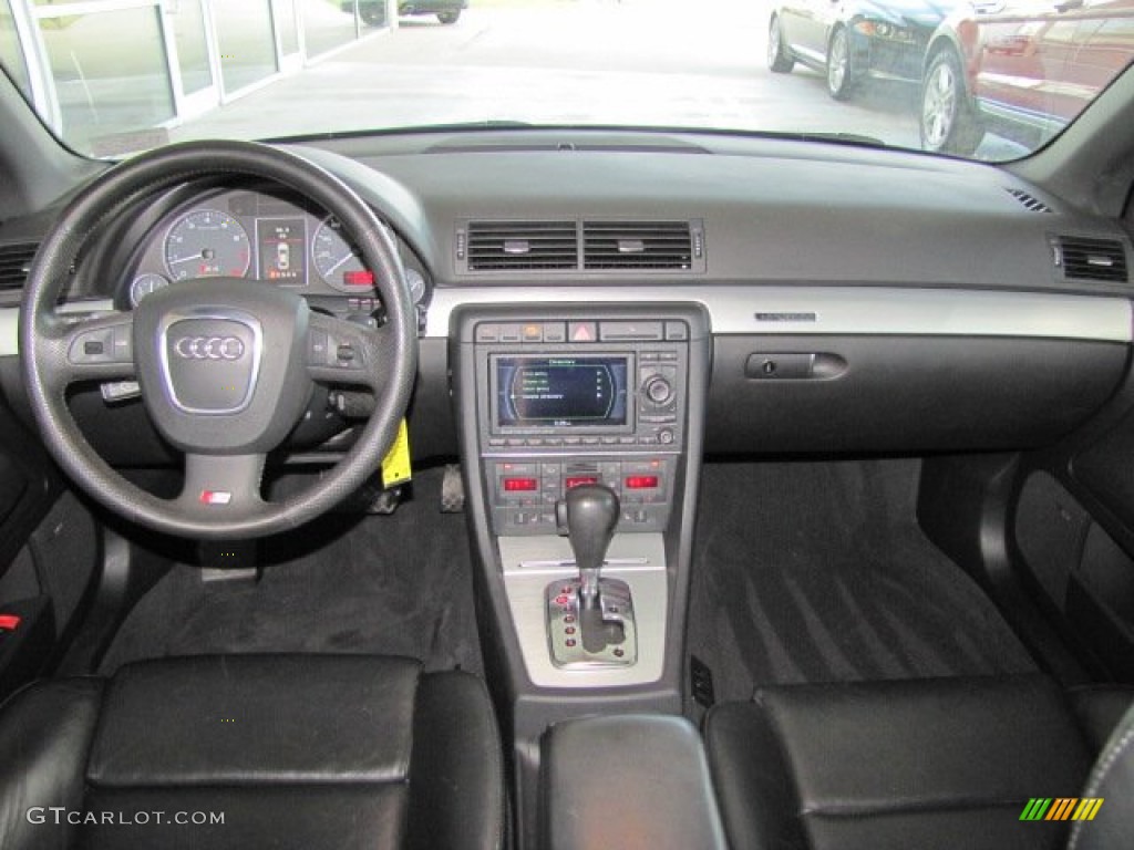 2006 Audi S4 4.2 quattro Sedan Black Dashboard Photo #74291237