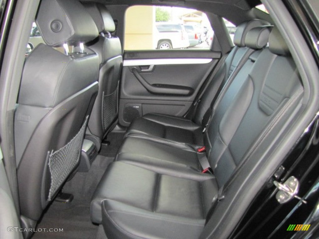 2006 Audi S4 4.2 quattro Sedan Rear Seat Photo #74291248
