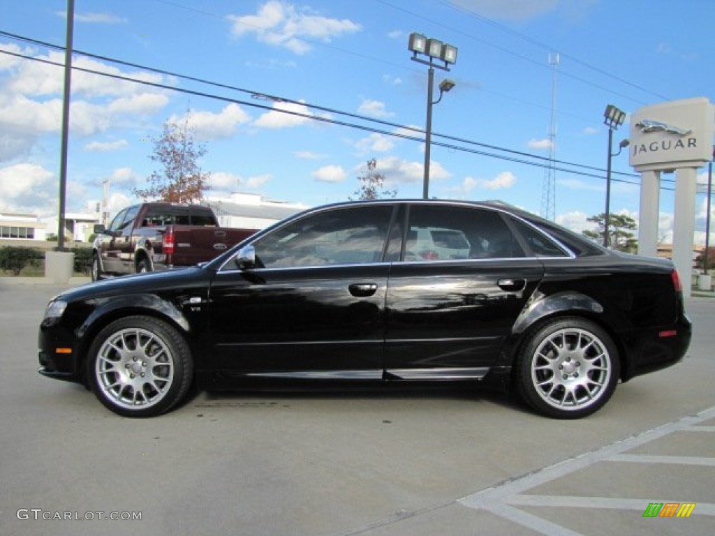 Brilliant Black 2006 Audi S4 4.2 quattro Sedan Exterior Photo #74291303