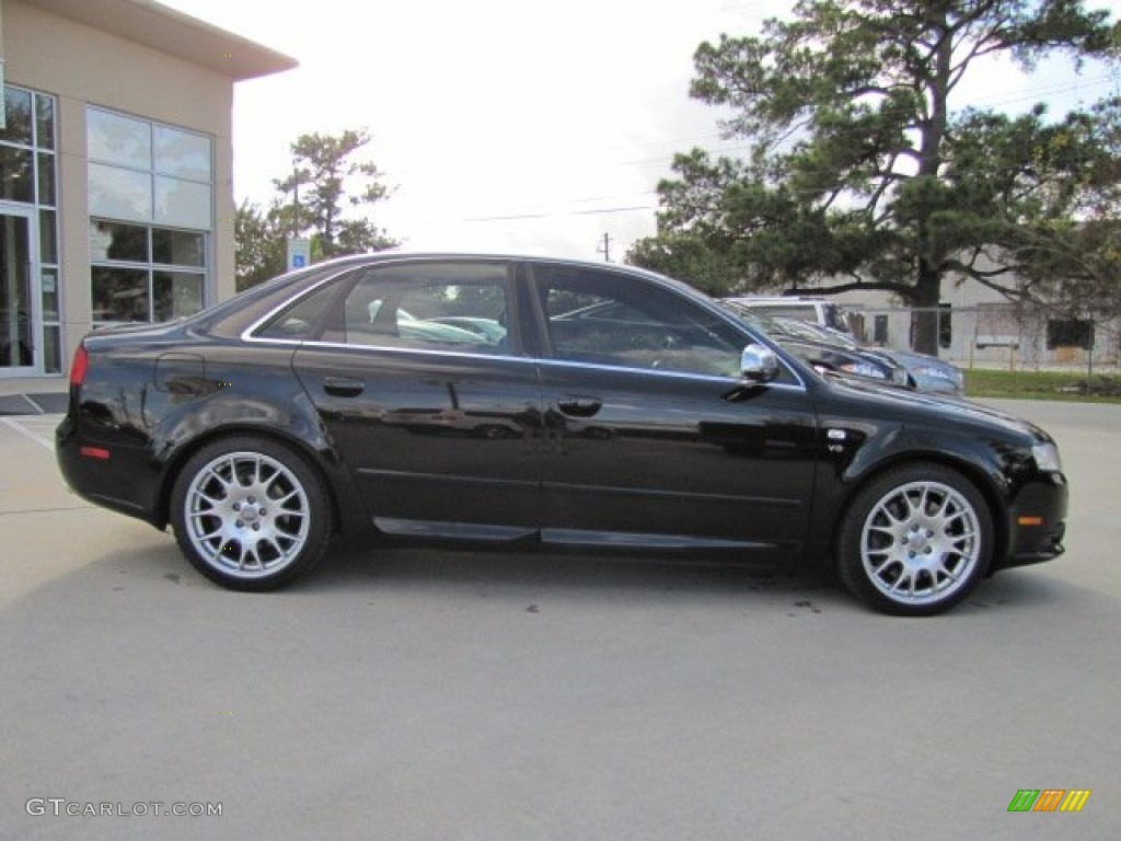 Brilliant Black 2006 Audi S4 4.2 quattro Sedan Exterior Photo #74291376