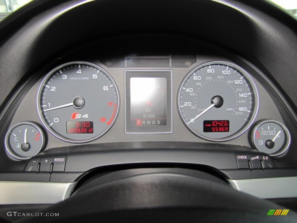 2006 Audi S4 4.2 quattro Sedan Gauges Photo #74291488