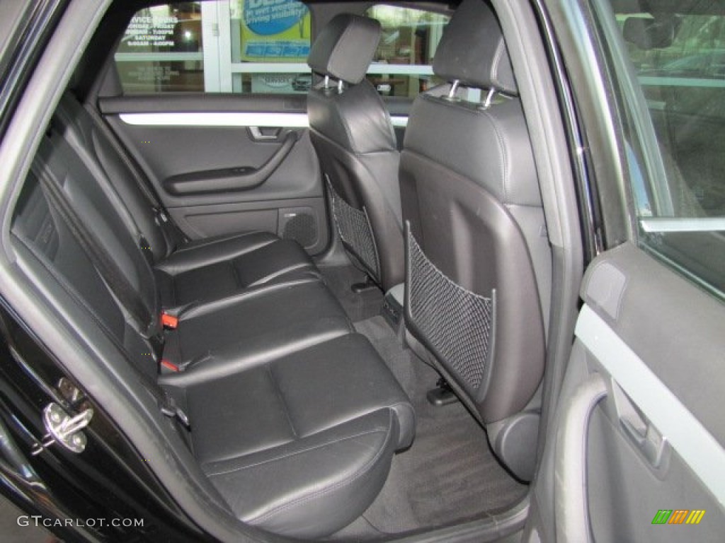 2006 Audi S4 4.2 quattro Sedan Rear Seat Photo #74291647