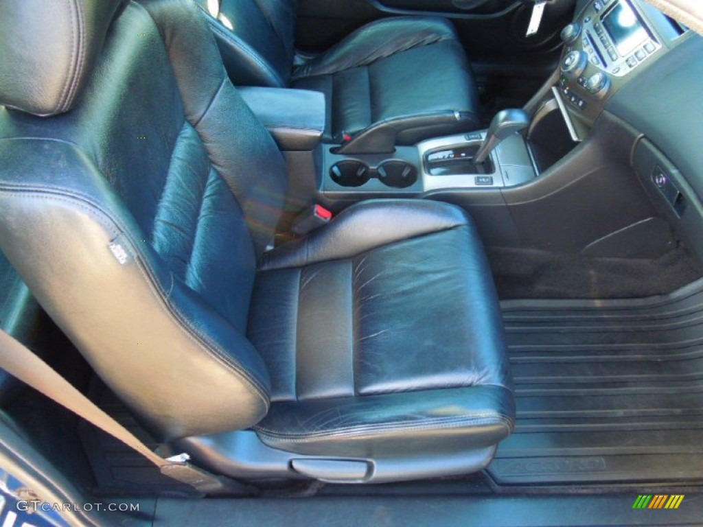2007 Accord EX-L Coupe - Sapphire Blue Pearl / Black photo #22