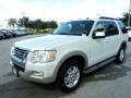 2010 White Suede Ford Explorer Eddie Bauer  photo #13