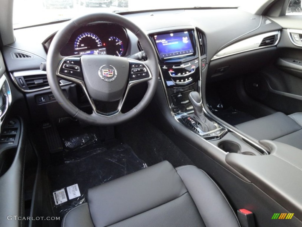 Jet Black/Jet Black Accents Interior 2013 Cadillac ATS 2.0L Turbo Luxury Photo #74292865
