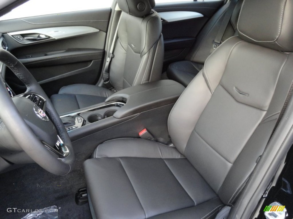 Jet Black/Jet Black Accents Interior 2013 Cadillac ATS 2.0L Turbo Luxury Photo #74292883