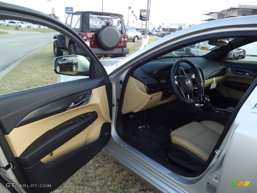 2013 ATS 2.5L - Silver Coast Metallic / Caramel/Jet Black Accents photo #9