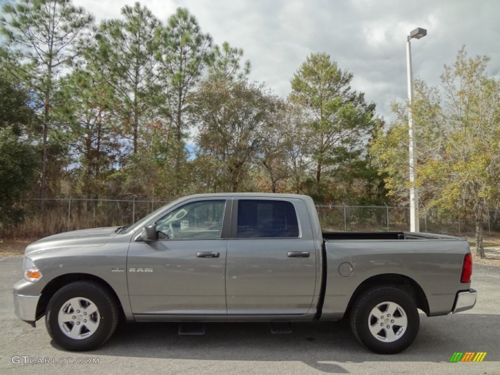 2009 Ram 1500 SLT Crew Cab - Mineral Gray Metallic / Dark Slate/Medium Graystone photo #2