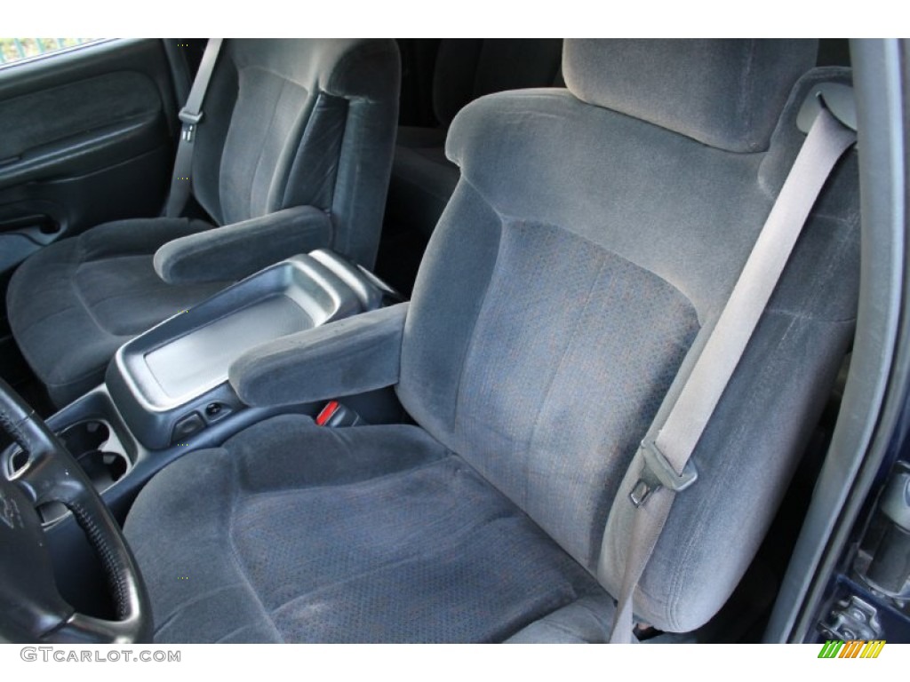 2000 Silverado 2500 LS Extended Cab 4x4 - Indigo Blue Metallic / Medium Gray photo #34