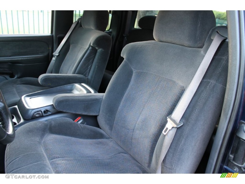 2000 Silverado 2500 LS Extended Cab 4x4 - Indigo Blue Metallic / Medium Gray photo #35
