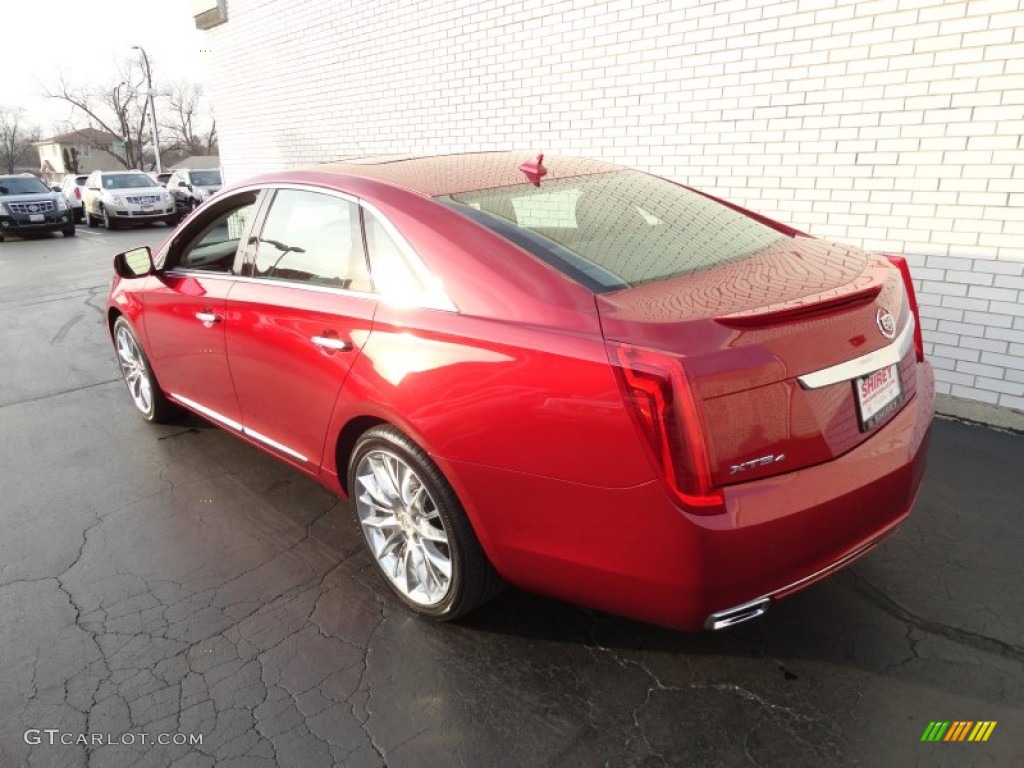 2013 XTS Platinum AWD - Crystal Red Tintcoat / Very Light Platinum/Dark Urban/Cocoa Opus Full Leather photo #6