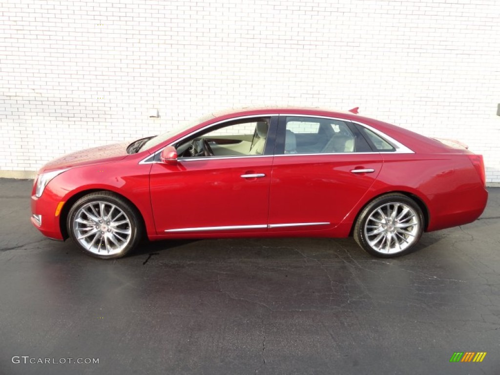 Crystal Red Tintcoat 2013 Cadillac XTS Platinum AWD Exterior Photo #74293168