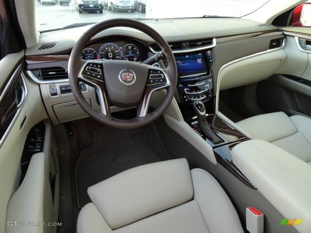 Very Light Platinum/Dark Urban/Cocoa Opus Full Leather Interior 2013 Cadillac XTS Platinum AWD Photo #74293253