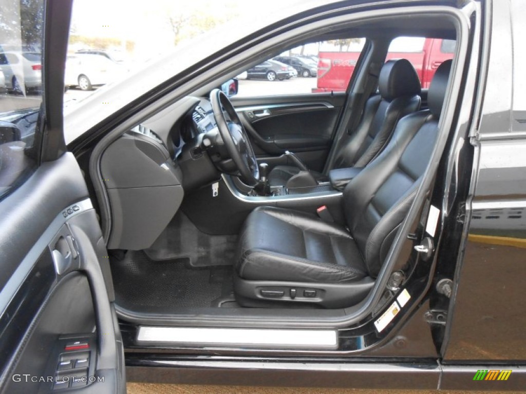 Ebony Interior 2006 Acura TL 3.2 Photo #74293361
