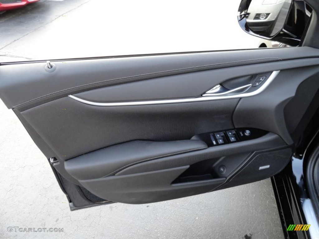 2013 Cadillac XTS FWD Jet Black Door Panel Photo #74293738
