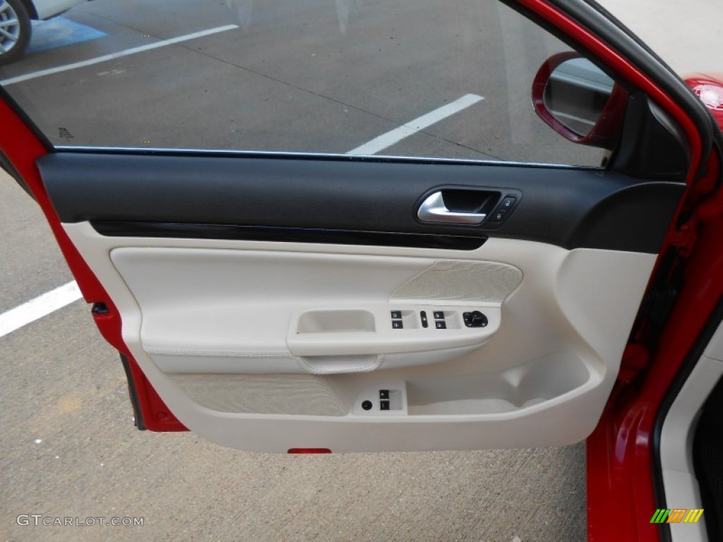 2010 Jetta SE Sedan - Salsa Red / Titan Black photo #12