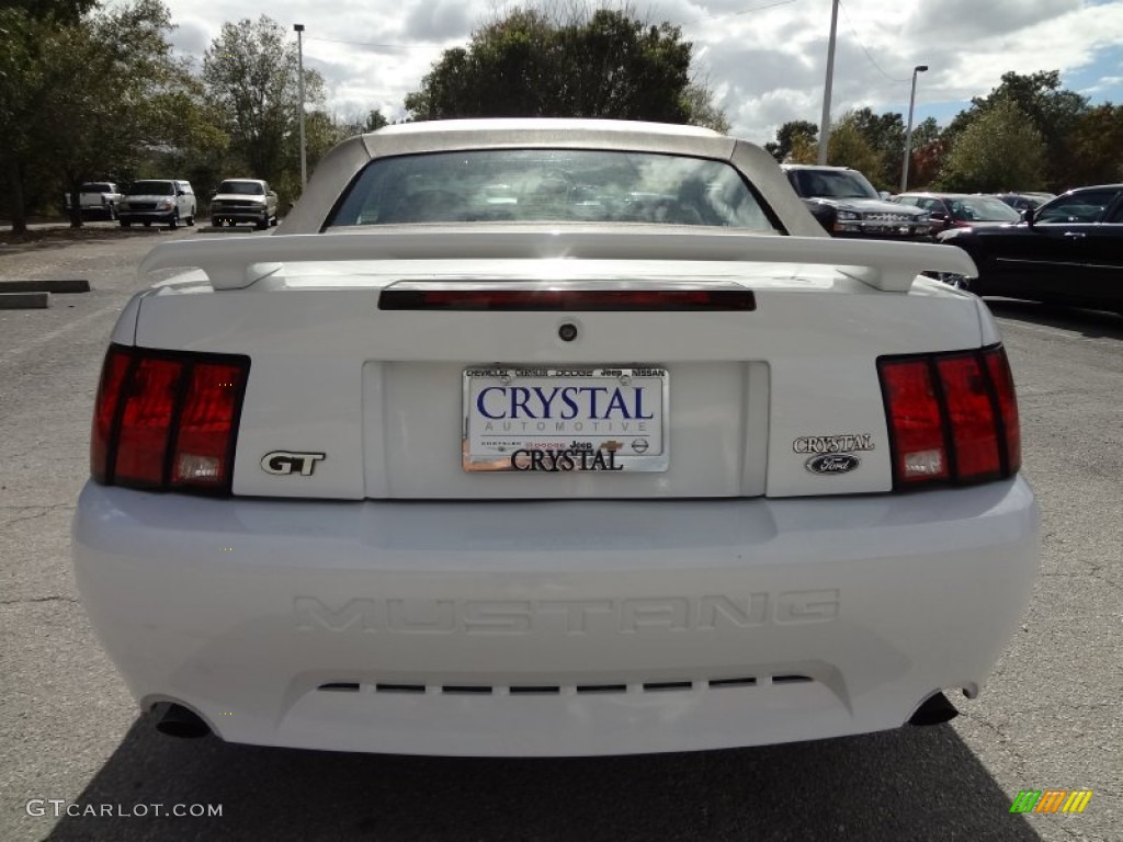 2003 Mustang GT Convertible - Oxford White / Medium Parchment photo #7