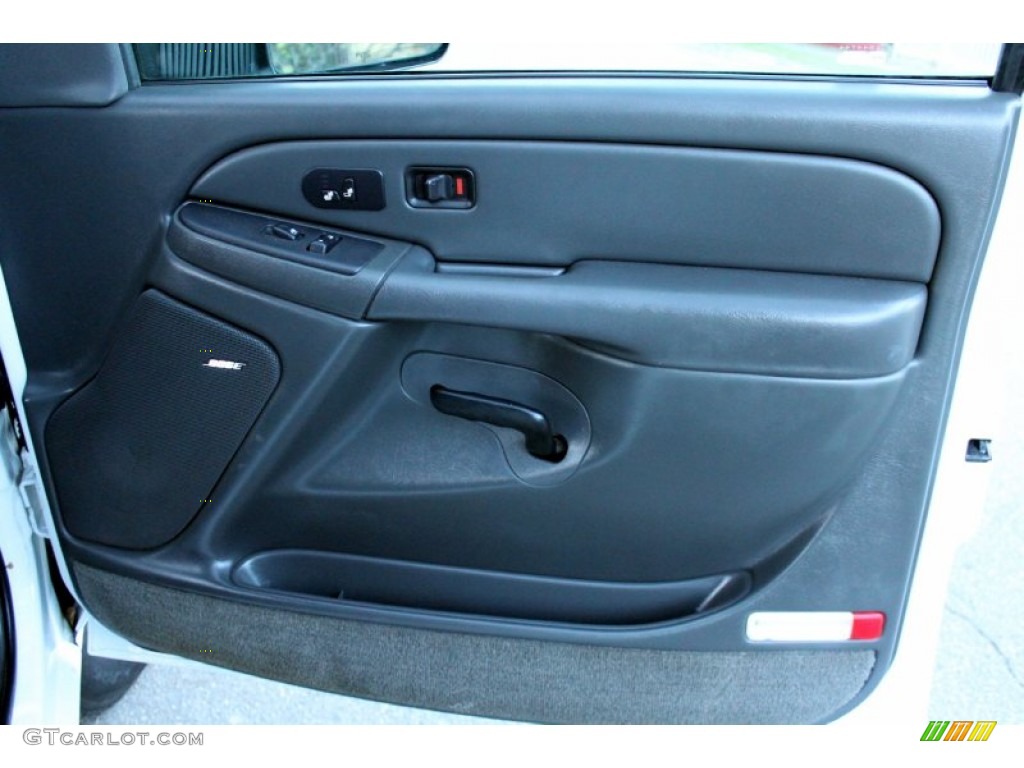 2004 Chevrolet Silverado 3500HD LT Crew Cab 4x4 Dually Medium Gray Door Panel Photo #74295697