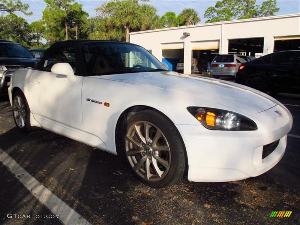 2005 S2000 Roadster - Grand Prix White / Tan/Black photo #2