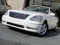 2004 Crystal White Lexus LS 430  photo #1