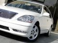 2004 Crystal White Lexus LS 430  photo #2