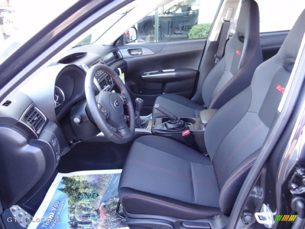 WRX Carbon Black Interior 2012 Subaru Impreza WRX 4 Door Photo #74298001