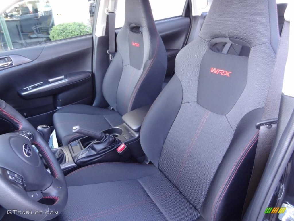 WRX Carbon Black Interior 2012 Subaru Impreza WRX 4 Door Photo #74298047