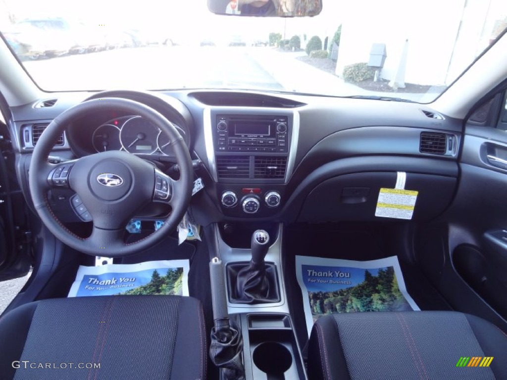 2012 Subaru Impreza WRX 4 Door WRX Carbon Black Dashboard Photo #74298333