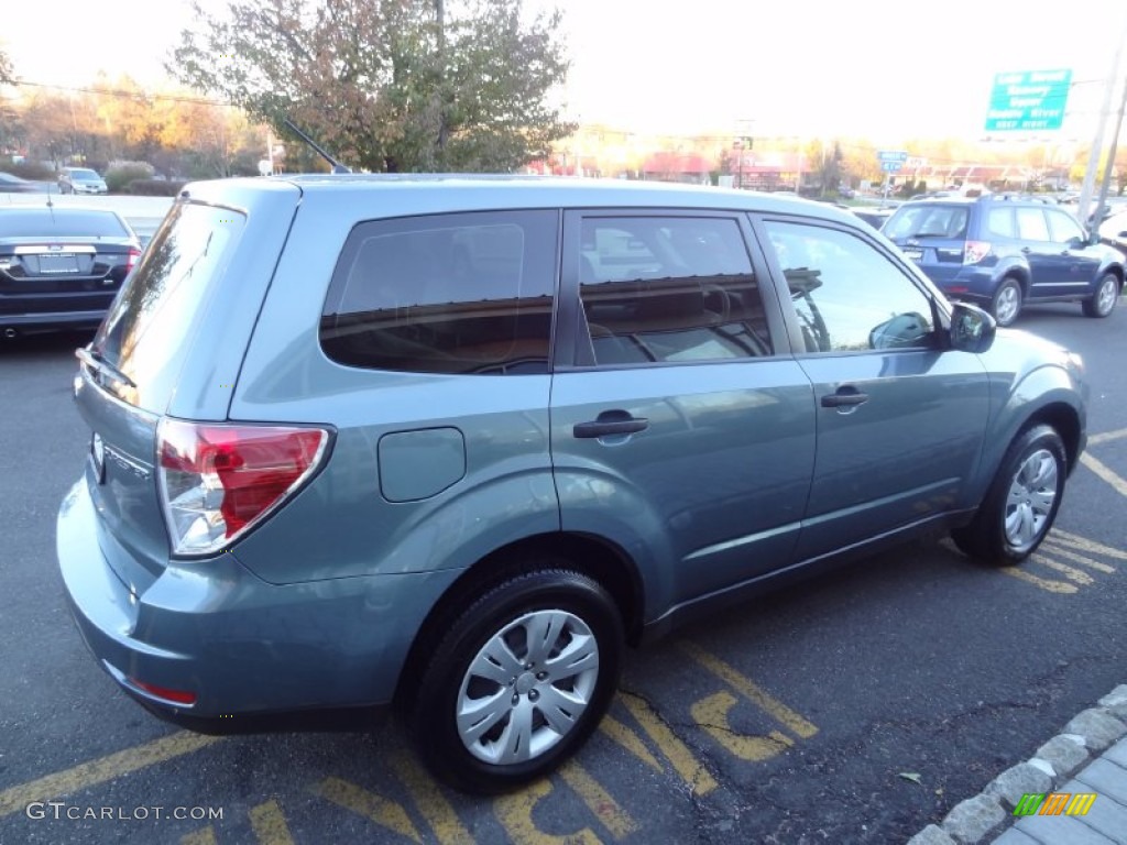 2009 Forester 2.5 X - Sage Green Metallic / Platinum photo #8