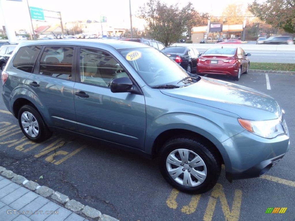 2009 Forester 2.5 X - Sage Green Metallic / Platinum photo #10