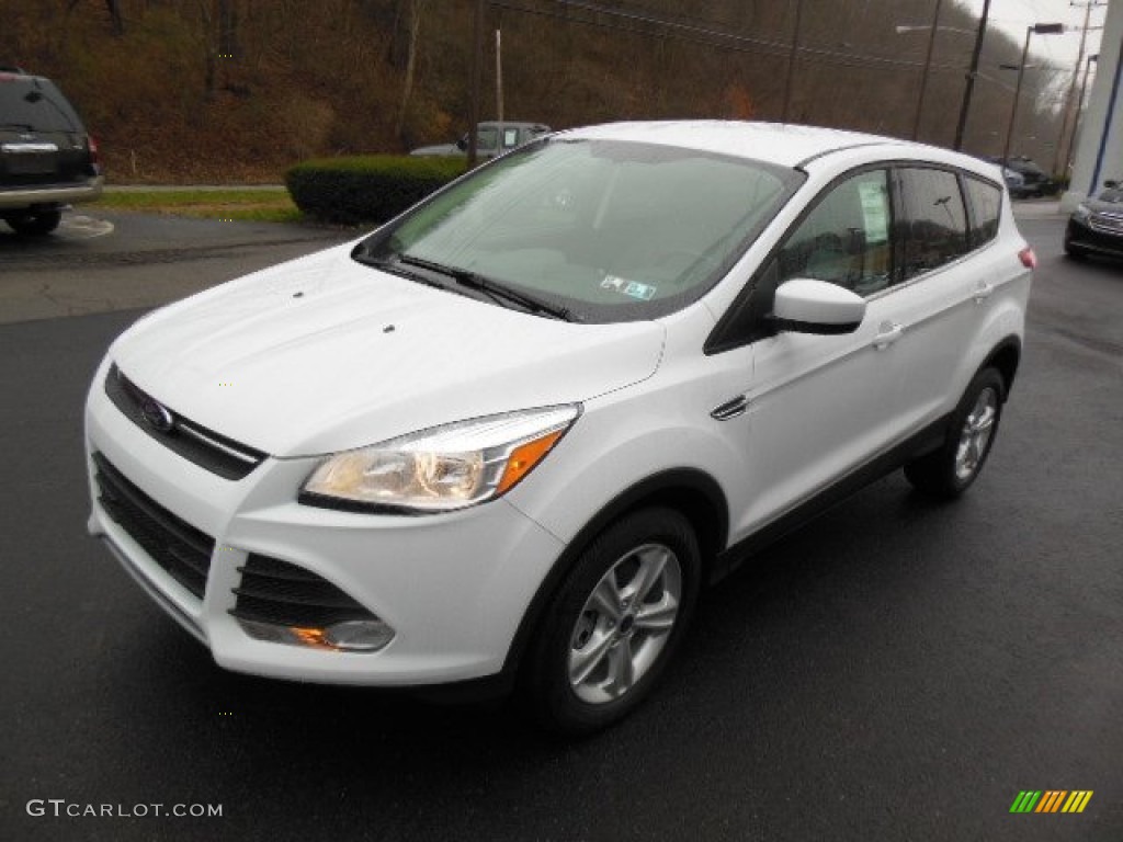 2013 Escape SE 1.6L EcoBoost 4WD - Oxford White / Charcoal Black photo #4